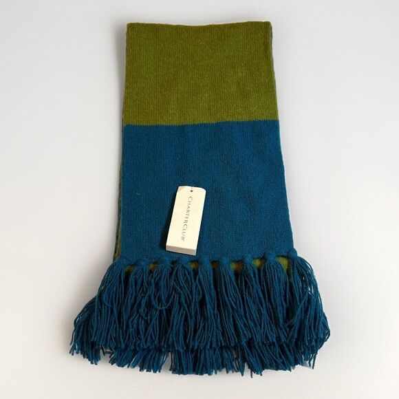 Charter Club Blue Grotto Scarf NWT - Picture 1 of 3